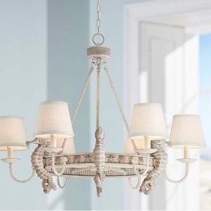 Beautiful coastal chandelier, still sells new for $750